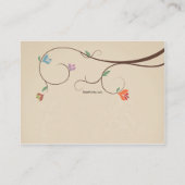 鳥かごカードを願う愛鳥(ビジネスサイズ) アドバイスカード (裏面)