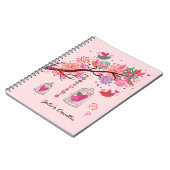 鳥かご鳩ノート ノートブック (左側)