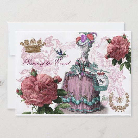 鳥かご (The Bird Cage) 招待状 (正面)