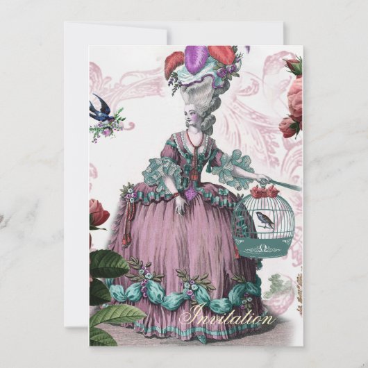 鳥かご (The Bird Cage) 2 招待状 (正面)