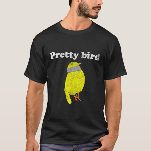 鳥かわいらしばか Tシャツ (正面)