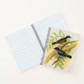 鳥かわいらしプリント ノートブック (内部)