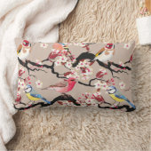 鳥かわいらし型腰枕 ランバークッション (ブランケット)