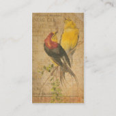 鳥かわいらし類 名刺 (裏面)