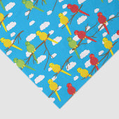 鳥かわいカラフル春キッド誕生日 薄葉紙 (詳細)