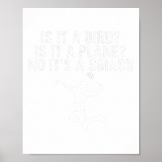 鳥かスマッシュDmの飛行機かおもしろい ポスター (正面)