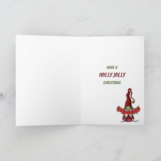 鳥がおもしろいクリスマスを折り畳んだリボン格言 シーズンカード (内部)