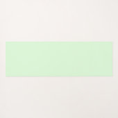 鳥がさくらんぼに咲き黒とミントグリーン ヨガマット (裏面(横))