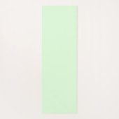 鳥がさくらんぼに咲き黒とミントグリーン ヨガマット (裏面)