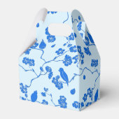 鳥がさくらんぼに咲く青 フェイバーボックス (裏面サイド)