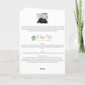 鳥がカードを歌う サンキューカード (裏面)