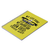 鳥がマスタード素晴らしイエローを歌う ノートブック (左側)