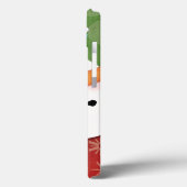 鳥が付いているクリスマスの雪だるま Case-Mate iPhoneケース (裏面 / 左)