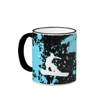 鳥が付いているスノーボード