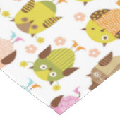 鳥が付いているパターン テーブルクロス (アングル)