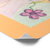 鳥が反射する ポスター (角)