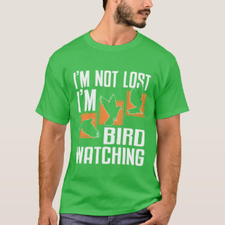 鳥が可愛い鳥好きレトロおもしろいを見る Tシャツ