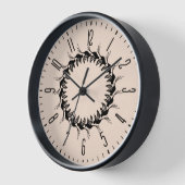 鳥が回る 壁時計 (傾斜)