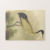 鳥が地上に立つパズル ジグソーパズル (横)