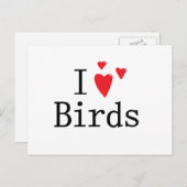 鳥が大好き ポストカード (正面/裏面)
