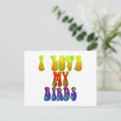 鳥が大好き ポストカード (スタンド正面)