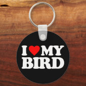 鳥が好きだ キーホルダー (正面)