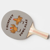 鳥が怪しい遊 卓球ラケット (横)