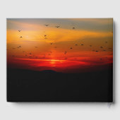 鳥が日の出の空祝で生きる ゲストブック (裏面)