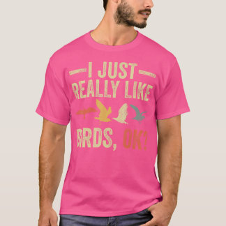 鳥が本当に好きな人のための 鳥写真家 鳥P Tシャツ