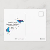 鳥が歌うように歌う_葉書 ポストカード (裏面)