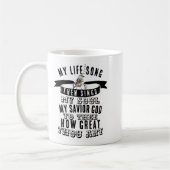 鳥が素晴らしクリスチャンを歌う方法 コーヒーマグカップ (左)