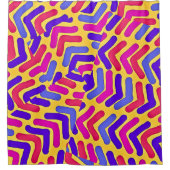 鳥が集まって！ シャワーカーテン (正面)