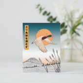 鳥が飛び立った後も水面は静かなまま ポストカード (スタンド正面)