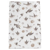 鳥が飛ぶ ミディアムペーパーバッグ (裏面)