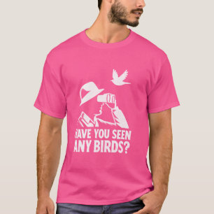 鳥が鳥を見張っている野鳥観察を見たか Tシャツ