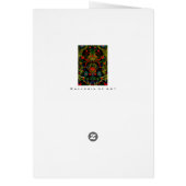 鳥が～のカードを飾る (裏面)