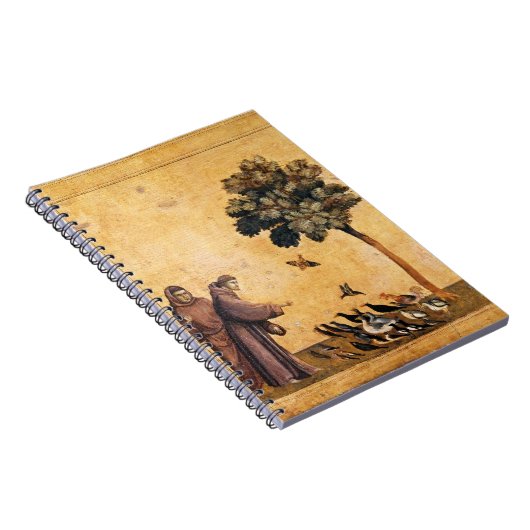 鳥たちに説教するアッシジの聖フランシス ノートブック (右側)