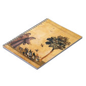 鳥たちに説教するアッシジの聖フランシス ノートブック (左側)