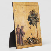 鳥たちに説教するアッシジの聖フランシス フォトプラーク (側面)