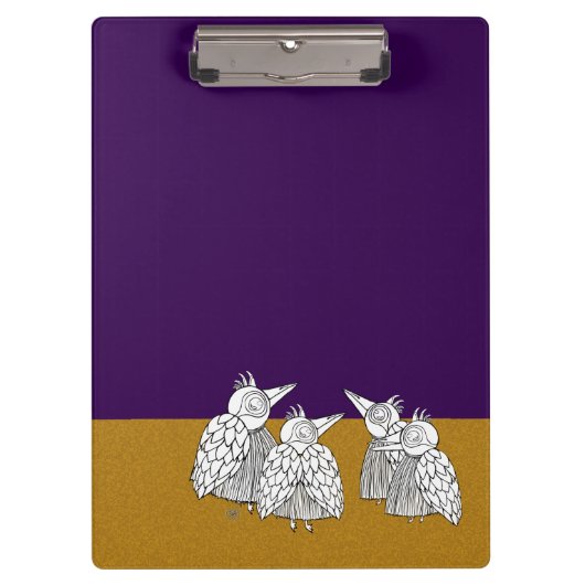 鳥たちの集会 クリップボード (正面)