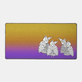 鳥たちの集会 デスクマット