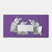 鳥たちの集会 デスクマット (キーボード&マウス)