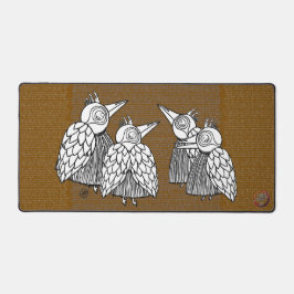 鳥たちの集会 デスクマット