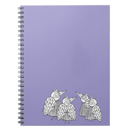 鳥たちの集会 ノートブック (正面)