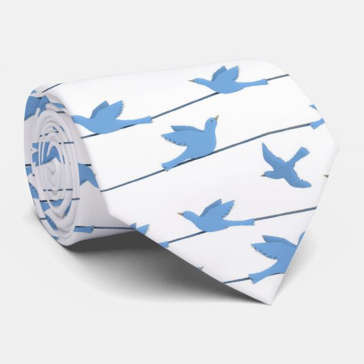 鳥たち ネクタイ (ロール)