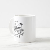 鳥だったらいいのに 面白いマグカップ コーヒーマグカップ (正面左)