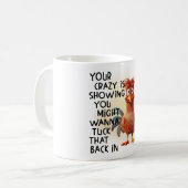 鳥とおもしろい諺! コーヒーマグカップ (正面左)