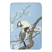 鳥とさくらんぼの花大原小村 バスマット (正面縦)