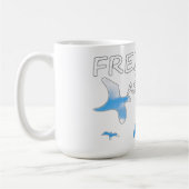 鳥として無料2 Mug コーヒーマグカップ (左)