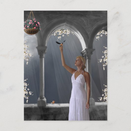 鳥として自由になる(はがき) ポストカード (正面)